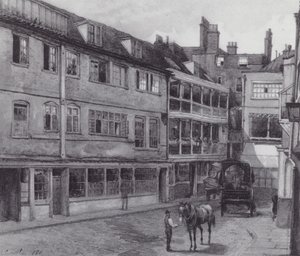 Lost London: Yard of the George Inn, Borough by John Crowther