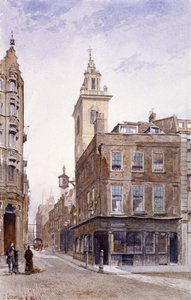 St James Garlickhythe, Upper Thames Street, London, 1882 by John Crowther