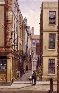Stag Public House, Devereux Court, London, 1887 by John Crowther