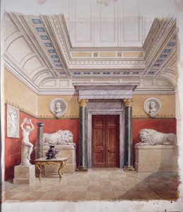 The Sculpture Gallery, North End by John Dibblee Crace