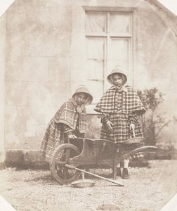 Elinor and Lucy Llewelyn, 1853-56 by John Dillwyn Llewelyn