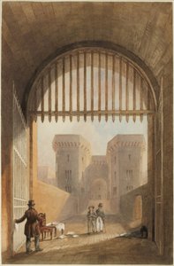 Gateway of the Gaol, Newcastle upon Tyne by John Dobson