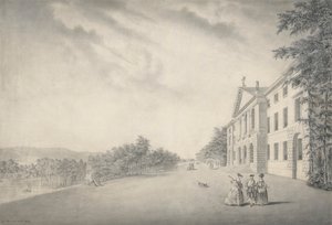 East View of West Wycombe House, Buckinghamshire by John Donowell