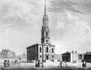 North-West View of St Giles