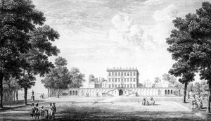 The Garden Front of Cliveden House in the county of Bucks