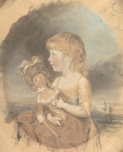 Child Holding a Doll by John Downman