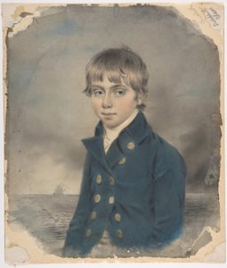 Memento Portrait of a Young Midshipman by John Downman