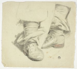 Seventeenth Century Boots of Standing Figure