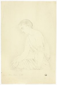 Statue of Seated Girl