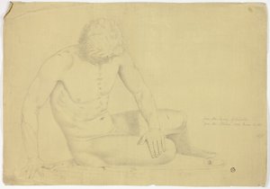 Statue of the Dying Gaul by John Downman