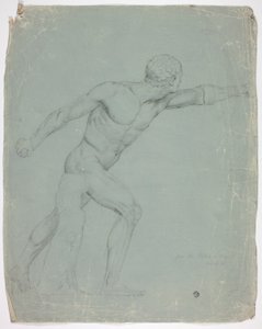 The Borghese Gladiator from the Statue in Rome