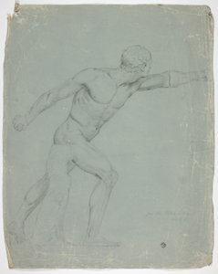 The Borghese Gladiator from the Statue in Rome