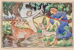 Diana and Actaeon by John Duncan