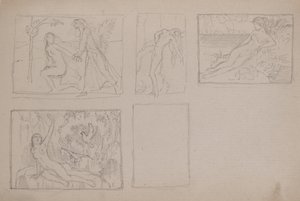 Untitled [Nude figures in a landscape] by John Duncan