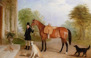 A Groom with a Horse by John E. Ferneley