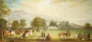 Archery Meeting in Bradgate Park, Leicestershire, 1850