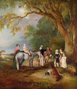 Miss Catherine Herrick with her Nieces and Nephews by John E. Ferneley