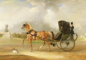 William Massey-Stanley Driving His Cabriolet in Hyde Park, 1833 by John E. Ferneley