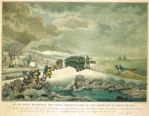 To the Right Honorable The Lords Commissioners of the Admiralty of Great Britain, This Plate Representing the Arrival of the 