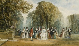 The Introduction: Elegant Figures in a Garden