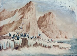 Possession Island, Victoria Land, 11th January 1841 by John Edward Davis