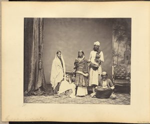 Group of Musicians and Nautch Girl by John Edward Saché