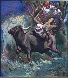 At That Moment the Boughs Gave Away with a Big Crash by John Edwin Noble