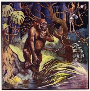 Before us stood an immense gorilla by John Edwin Noble