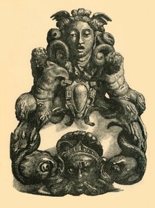 Door Knocker with Dolphins and Satyrs by John Emms