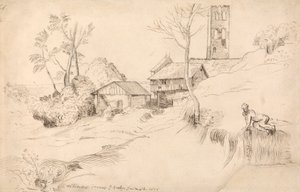 Italian Landscape (after Titian) by John Evelyn