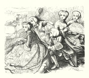 The Talking Oak by John Everett (after) Millais
