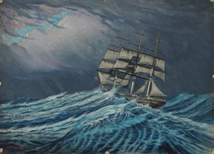 A Sailing Ship, Late 19th Century - Mid 20th Century