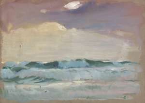 Grey Sea in Moonlight, Port Leven