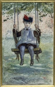 A Boy on a Swing by John Everett Millais