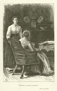 Illustration for Phineas Finn by Anthony Trollope by John Everett Millais