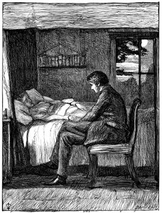 Illustration for the poem Last Words by Owen Meredith, 1860 by John Everett Millais