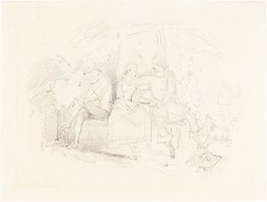Lovers under a Tree by John Everett Millais