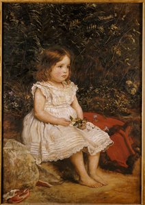 Portrait of Eveline Lees as a Child by John Everett Millais