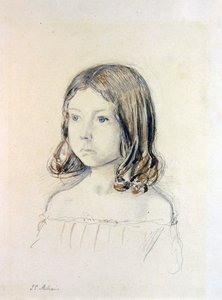 Portrait of Mary Gertrude Holmes by John Everett Millais