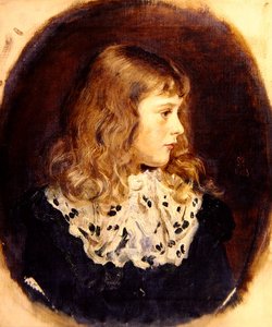 Portrait of Miss Margaret Millais by John Everett Millais