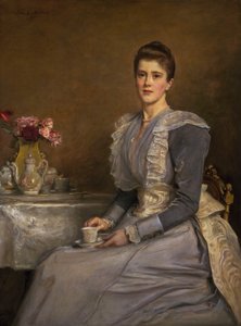 Portrait of Mrs. Joseph Chamberlain by John Everett Millais