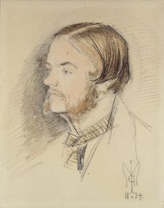 Portrait of William Holman Hunt, 1854 by John Everett Millais