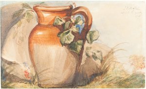 Study of a Pottery Jug (recto)