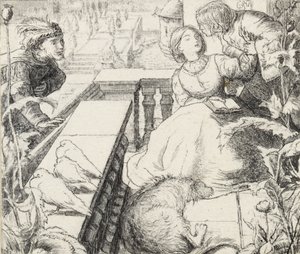 The Sleeping Palace by John Everett Millais
