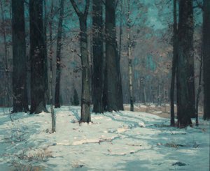 Woods in Winter by John F. Carlson