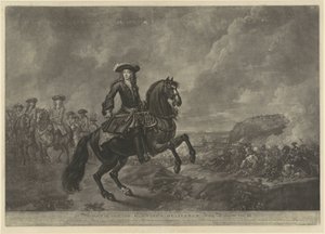 Equestrian Portrait of William III, Prince of Orange by John Faber (II)