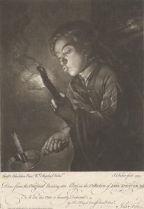 Boy Lighting a Candle