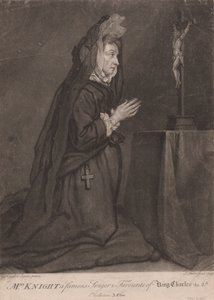 Mrs. Knight, a Famous Singer and Favourite of King Charles II by John Faber the younger