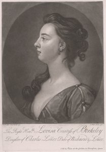 The Right Honorable Louisa Countess of Berkeley, Daughter of Charles Lenox Duke of Richmond and Lenox