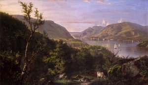 View of the Highlands from West Point by John Ferguson Weir